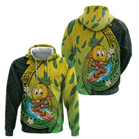 Hawaii Surfing Mango Hoodie Manako Polynesian Fish Hook