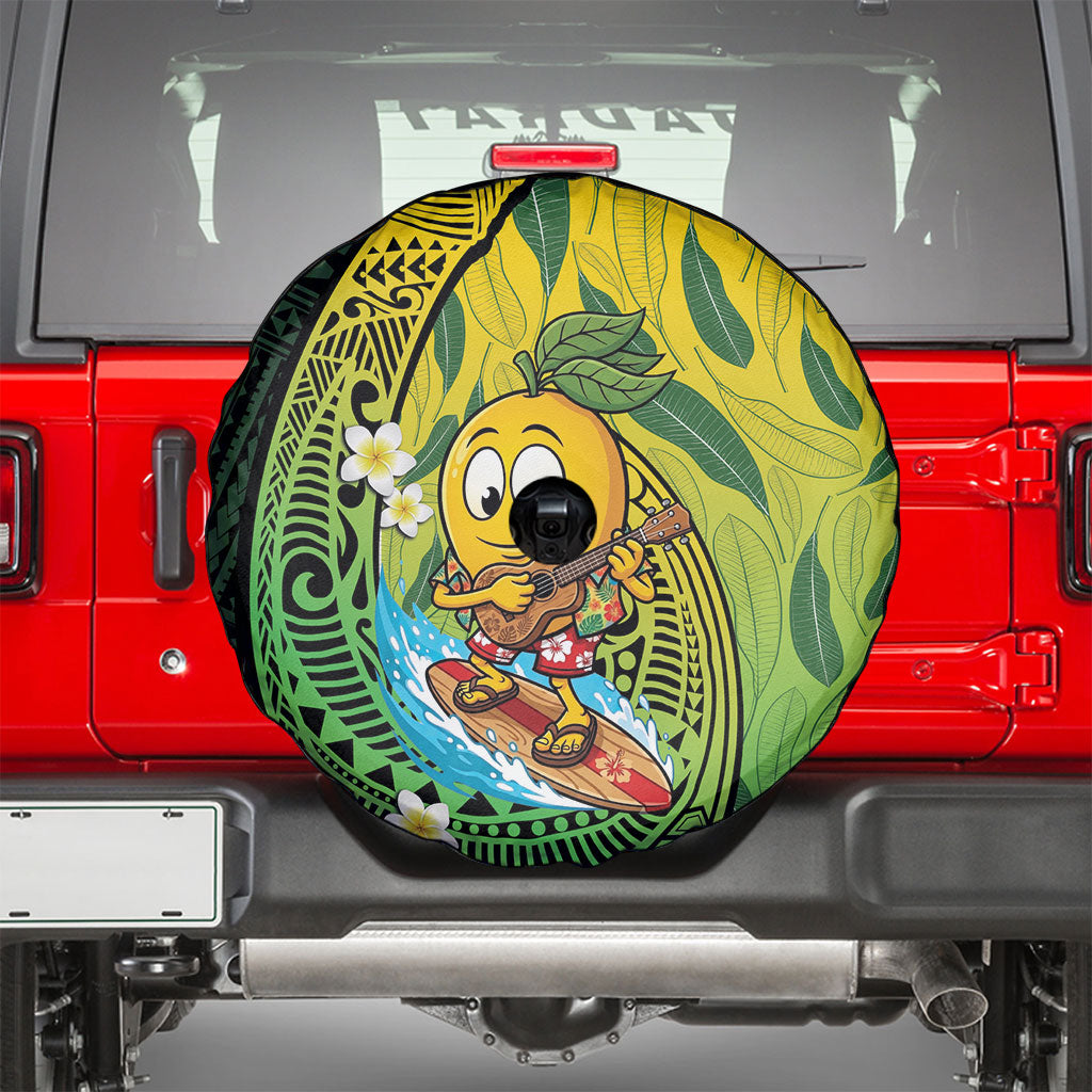 Hawaii Surfing Mango Spare Tire Cover Manako Polynesian Fish Hook
