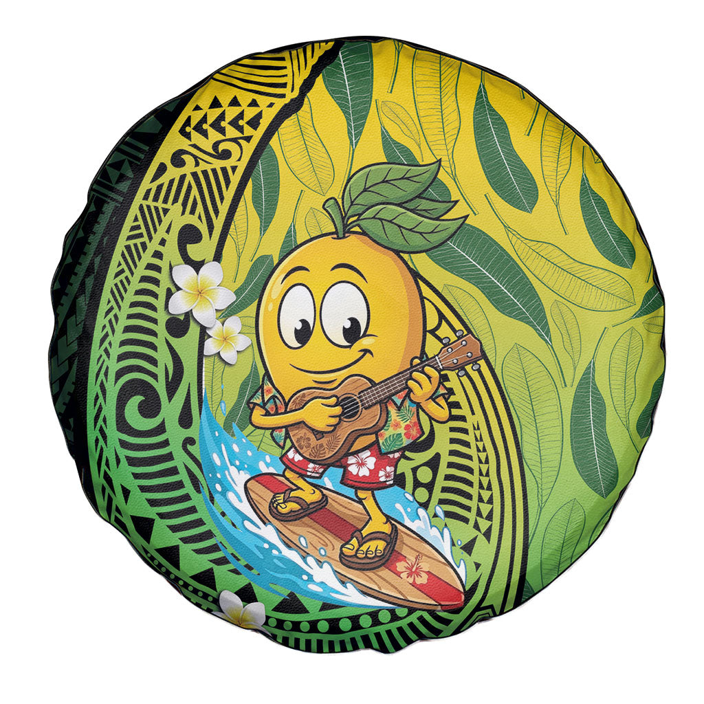 Hawaii Surfing Mango Spare Tire Cover Manako Polynesian Fish Hook