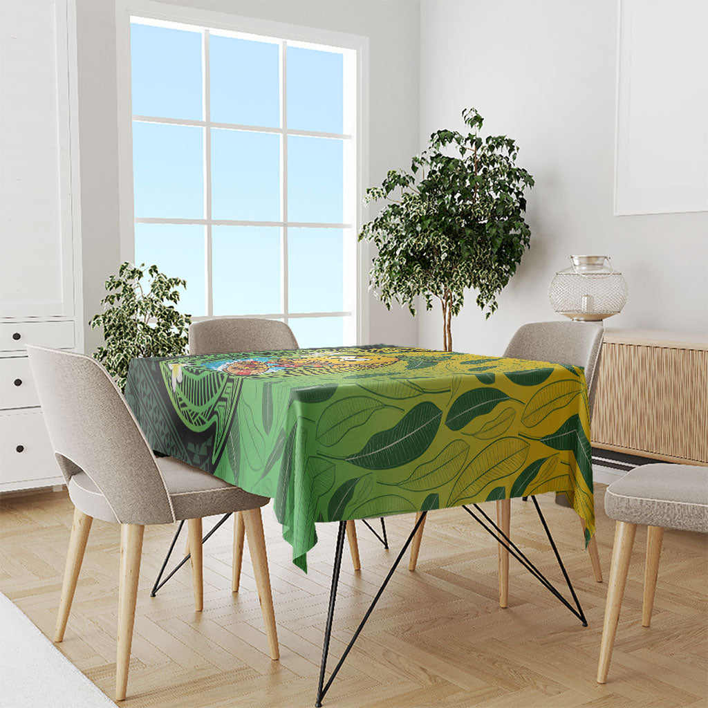 Hawaii Surfing Mango Tablecloth Manako Polynesian Fish Hook