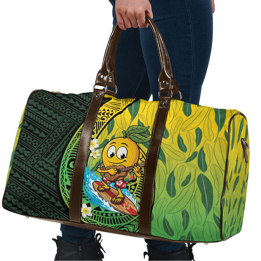 Hawaii Surfing Mango Travel Bag Manako Polynesian Fish Hook