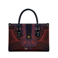Filipino Barong Tagalog Inspired Leather Bag Mabuhay Philippines Festival Polynesian Pattern LT14 - Polynesian Pride