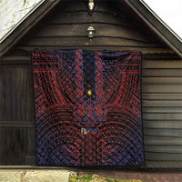 Filipino Barong Tagalog Inspired Quilt Mabuhay Philippines Festival Polynesian Pattern LT14 - Polynesian Pride