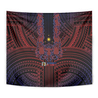 Filipino Barong Tagalog Inspired Tapestry Mabuhay Philippines Festival Polynesian Pattern LT14 - Polynesian Pride