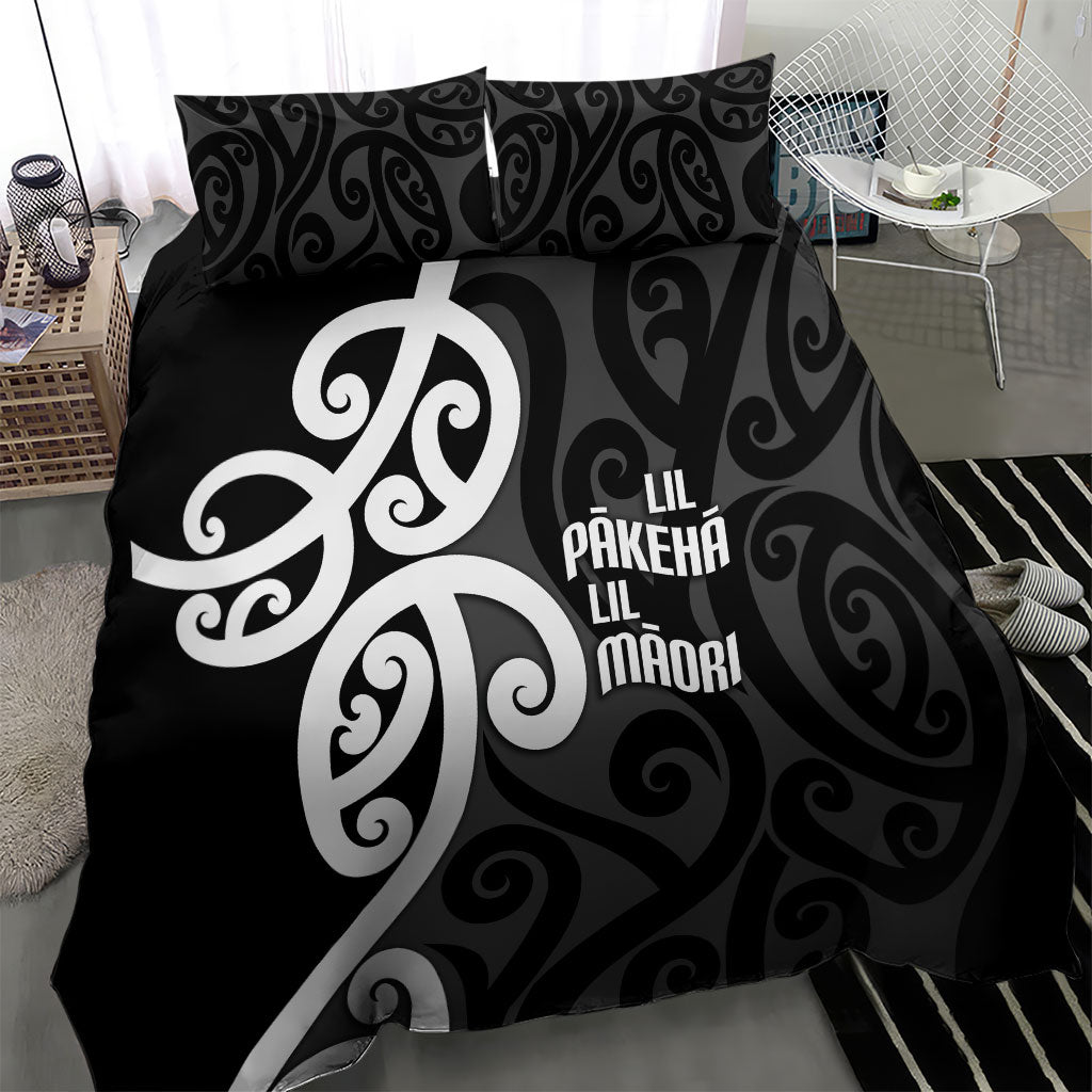 Lil Pakeha Lil Maori New Zealand Bedding Set Kiwi Proud Mangopare Pattern LT14 - Polynesian Pride