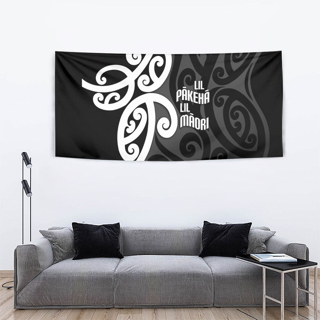 Lil Pakeha Lil Maori New Zealand Tapestry Kiwi Proud Mangopare Pattern LT14 - Polynesian Pride