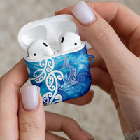 Hammerhead Shark Tattoo New Zealand AirPods Case Maori Galaxy Mangopare Pattern LT14 - Polynesian Pride