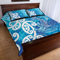 Hammerhead Shark Tattoo New Zealand Quilt Bed Set Maori Galaxy Mangopare Pattern LT14 - Polynesian Pride