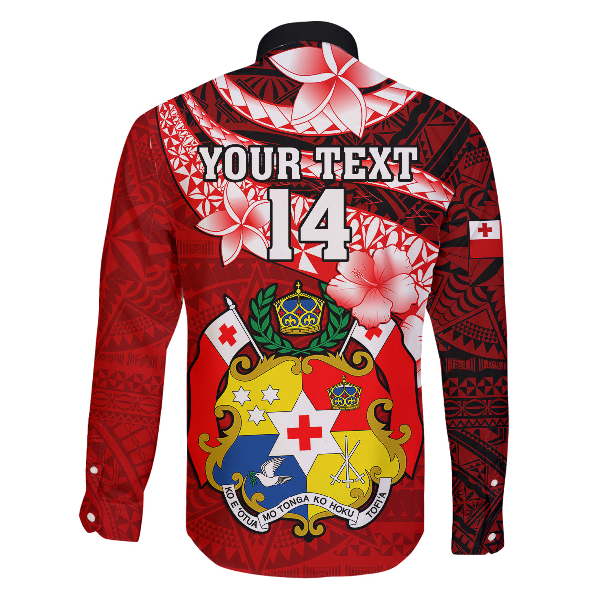 Custom Tonga Rugby Family Matching Summer Maxi Dress and Hawaiian Shirt Ikale Tahi Tongan Ngatu Pattern With Dabbing Ball LT14 - Polynesian Pride