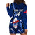 Custom Samoa Rugby Hoodie Dress Manu Samoa Ula Fala Dabbing Ball Polynesian Blue Version LT14 - Polynesian Pride