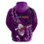 Samoa Rugby Hoodie Manu Samoa Ula Fala Dabbing Ball Polynesian Purple Version LT14 - Polynesian Pride