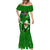 Samoa Rugby Mermaid Dress Manu Samoa Ula Fala Dabbing Ball Polynesian Green Version LT14 - Polynesian Pride