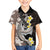 Brown and Black Hawaii Shark Tattoo Hawaiian Shirt Puakenikeni Lei Plumeria Polynesian Pattern - Polynesian Pride
