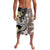 Brown and Black Hawaii Shark Tattoo Lavalava Puakenikeni Lei Plumeria Polynesian Pattern - Polynesian Pride