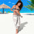 Brown and White Hawaii Shark Tattoo Sarong Puakenikeni Lei Plumeria Polynesian Pattern - Polynesian Pride