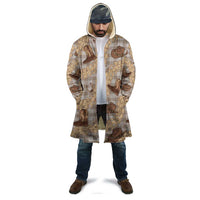 Khaki Palaka Hawaii Cowboy Cloak Puakenikeni Lei Paniolo Papale Seamless Vibes - Polynesian Pride