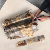 Khaki Palaka Hawaii Cowboy Umbrella Puakenikeni Lei Paniolo Papale Seamless Vibes - Polynesian Pride