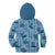 Cyan Palaka Hawaii Cowboy Kid Hoodie Puakenikeni Lei Paniolo Papale Seamless Vibes - Polynesian Pride