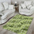 Lime Palaka Hawaii Cowboy Area Rug Puakenikeni Lei Paniolo Papale Seamless Vibes - Polynesian Pride