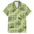 Lime Palaka Hawaii Cowboy Family Matching Off The Shoulder Long Sleeve Dress and Hawaiian Shirt Puakenikeni Lei Paniolo Papale Seamless Vibes - Polynesian Pride
