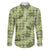 Lime Palaka Hawaii Cowboy Family Matching Off The Shoulder Long Sleeve Dress and Hawaiian Shirt Puakenikeni Lei Paniolo Papale Seamless Vibes - Polynesian Pride