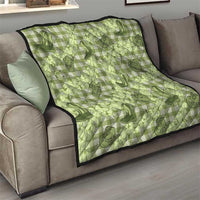 Lime Palaka Hawaii Cowboy Quilt Puakenikeni Lei Paniolo Papale Seamless Vibes - Polynesian Pride