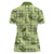 Lime Palaka Hawaii Cowboy Women Polo Shirt Puakenikeni Lei Paniolo Papale Seamless Vibes - Polynesian Pride