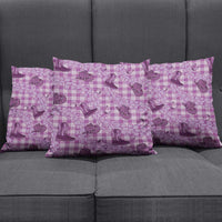 Purple Palaka Hawaii Cowboy Pillow Cover Puakenikeni Lei Paniolo Papale Seamless Vibes LT14 - Polynesian Pride