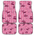 Pink Palaka Hawaii Cowboy Car Mats Puakenikeni Lei Paniolo Papale Seamless Vibes - Polynesian Pride