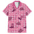 Pink Palaka Hawaii Cowboy Hawaiian Shirt Puakenikeni Lei Paniolo Papale Seamless Vibes - Polynesian Pride