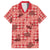 Red Palaka Hawaii Cowboy Hawaiian Shirt Puakenikeni Lei Paniolo Papale Seamless Vibes - Polynesian Pride