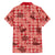 Red Palaka Hawaii Cowboy Hawaiian Shirt Puakenikeni Lei Paniolo Papale Seamless Vibes - Polynesian Pride