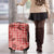 Red Palaka Hawaii Cowboy Luggage Cover Puakenikeni Lei Paniolo Papale Seamless Vibes - Polynesian Pride