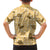 Yellow Palaka Hawaii Cowboy Hawaiian Shirt Puakenikeni Lei Paniolo Papale Seamless Vibes - Polynesian Pride
