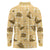 Yellow Palaka Hawaii Cowboy Long Sleeve Polo Shirt Puakenikeni Lei Paniolo Papale Seamless Vibes - Polynesian Pride