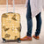 Yellow Palaka Hawaii Cowboy Luggage Cover Puakenikeni Lei Paniolo Papale Seamless Vibes - Polynesian Pride