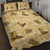 Yellow Palaka Hawaii Cowboy Quilt Bed Set Puakenikeni Lei Paniolo Papale Seamless Vibes - Polynesian Pride