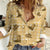 Yellow Palaka Hawaii Cowboy Women Casual Shirt Puakenikeni Lei Paniolo Papale Seamless Vibes - Polynesian Pride