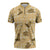 Yellow Palaka Hawaii Cowboy Zipper Polo Shirt Puakenikeni Lei Paniolo Papale Seamless Vibes - Polynesian Pride