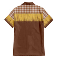 Aloha Hawaii Cowboy Custome Hawaiian Shirt Puakenikeni Lei Palaka Tassel Style - Polynesian Pride