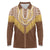 Aloha Hawaii Cowboy Custome Long Sleeve Polo Shirt Puakenikeni Lei Palaka Tassel Style - Polynesian Pride