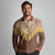 Aloha Hawaii Cowboy Custome Long Sleeve Polo Shirt Puakenikeni Lei Palaka Tassel Style - Polynesian Pride