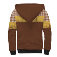 Aloha Hawaii Cowboy Custome Sherpa Hoodie Puakenikeni Lei Palaka Tassel Style LT14 - Polynesian Pride