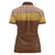 Aloha Hawaii Cowboy Custome Women Polo Shirt Puakenikeni Lei Palaka Tassel Style - Polynesian Pride