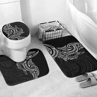 New Zealand Hammerhead Shark Bathroom Set Maori Haehae Mangopare Black - Polynesian Pride