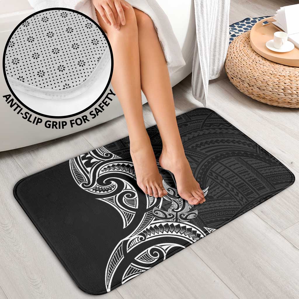 New Zealand Hammerhead Shark Bathroom Set Maori Haehae Mangopare Black - Polynesian Pride