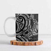 New Zealand Hammerhead Shark Ceramic Mug Maori Haehae Mangopare Black - Polynesian Pride