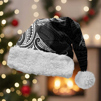 New Zealand Hammerhead Shark Christmas Santa Hat Maori Haehae Mangopare Black - Polynesian Pride