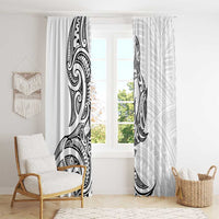 New Zealand Hammerhead Shark Window Curtain Maori Haehae Mangopare White LT14 - Polynesian Pride