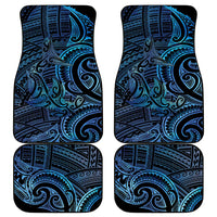 New Zealand Hammerhead Shark Car Mats Maori Haehae Mangopare Galaxy - Polynesian Pride